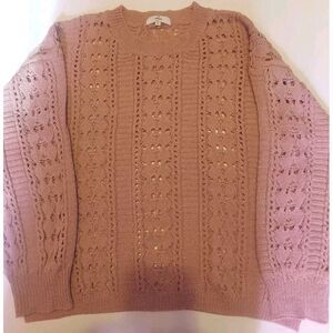 Entro Ladies S Knitted Sweater/‎ Top Tan